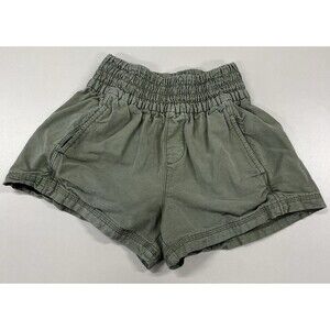 Women's Aerie High Waist Olive Green Shorts, XXS
